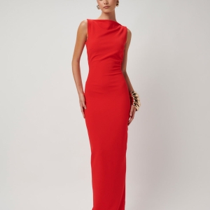 EFFIE KATS VERONA GOWN – CHERRY RED