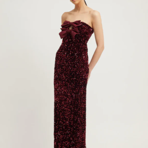 Tojhà Harlynne Dres Merlot Sequin