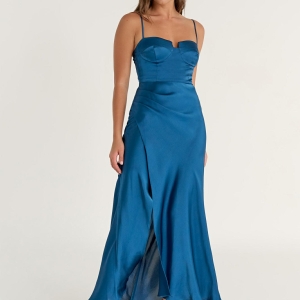 Ocean Blue Maxi Dress